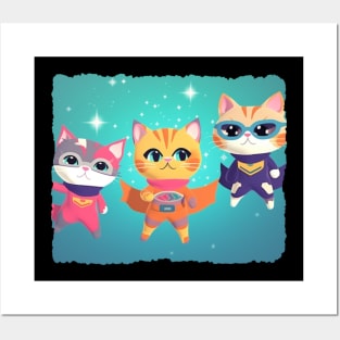 Superkitties Posters and Art